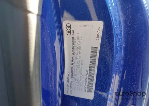 2016 Audi S5 Premium Plus z USA, uszkodzony, nr VIN WAUC4AFRXGA038978